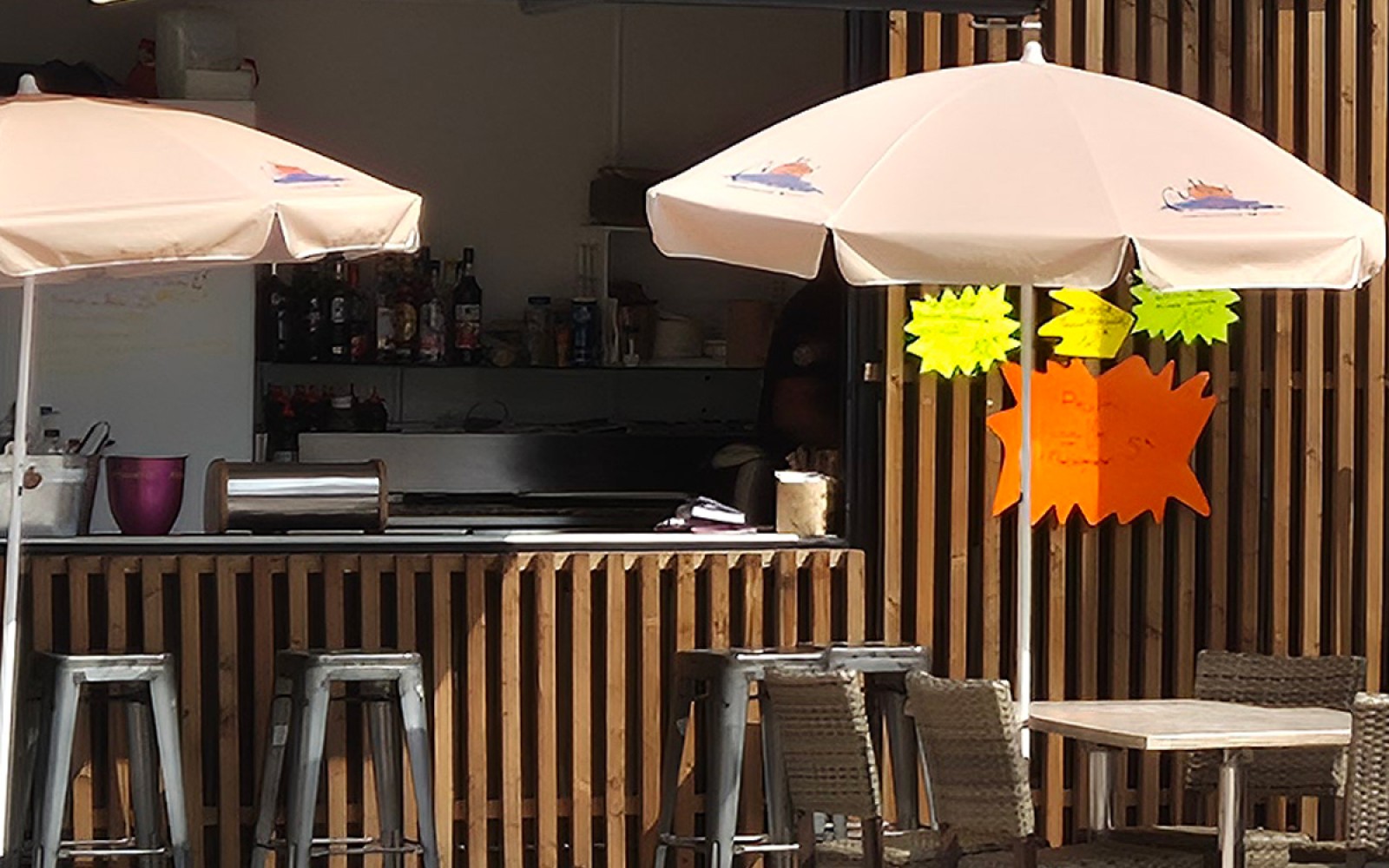 Une alternative a été mise en place, suite à l'incident ayant endommagé l'épicerie