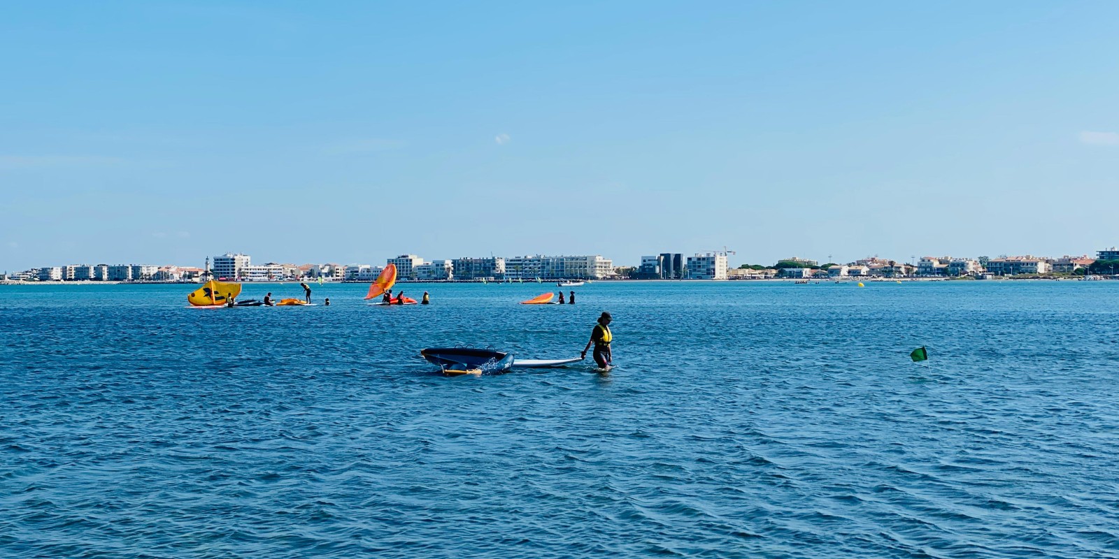 La plage Nord à Port-Camargue