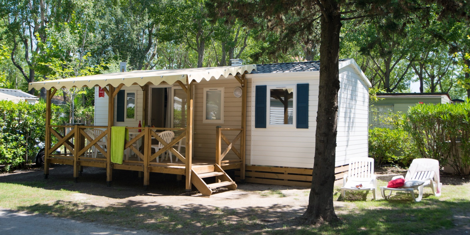 Mobil Home Famille Plus 6 places - Camping Abri de Camargue