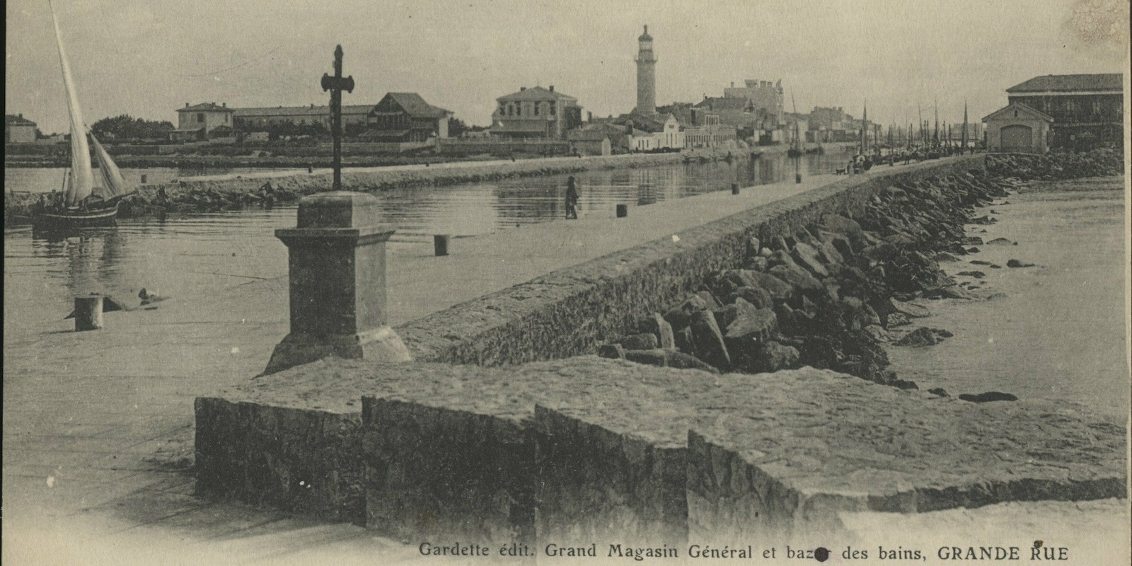Port du Grau-du-Roi, photo des archives départementales du Gard (© sous licence creative commons)