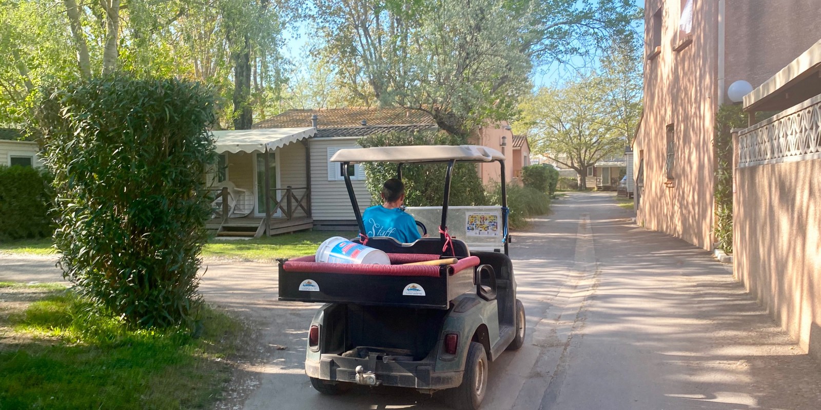 Toute l'équipe oeuvre à la propreté des lieux
