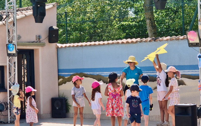 Club enfants en pleine action, été 2025