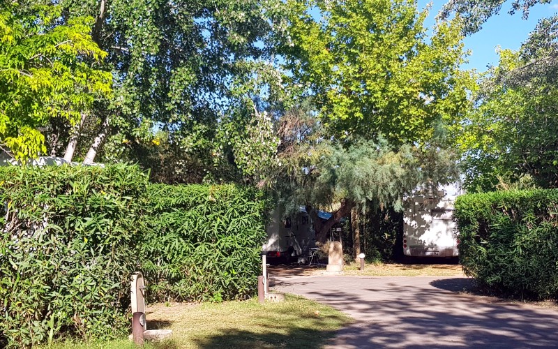 Emplacement libre pour caravane, tente ou camping car dans notre camping au Grau-du-Roi
