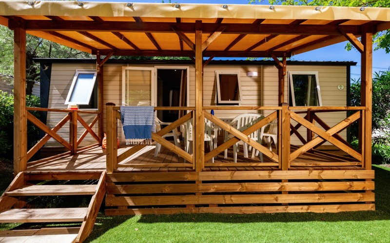 Mobil-Home Famille extérieur