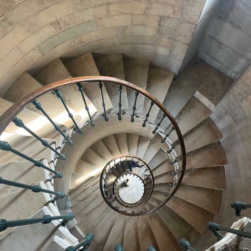 Escalier du Phare de l'Espiguette