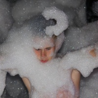 Soirée mousse au Camping