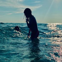 En fin d'après-midi, les couleurs des plages du Grau-du-Roi sont très belles
