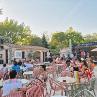 Terrasse de la restauration éphémère août 2025