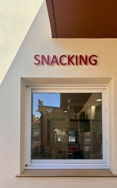 Devanture du snacking point