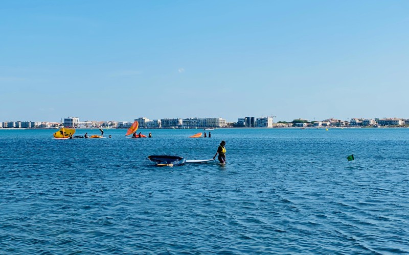 La plage Nord à Port-Camargue