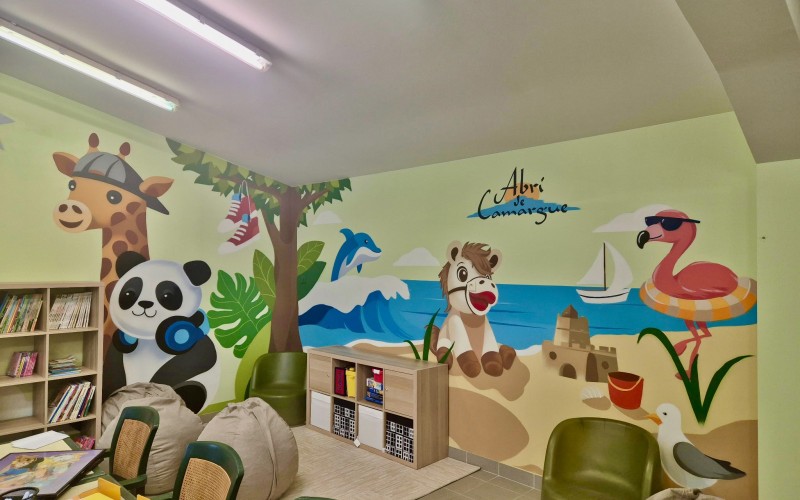 Le club enfants du camping rénové en 2026