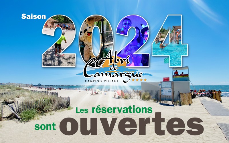 Les réservations pour la saison 2024 sont ouvertes