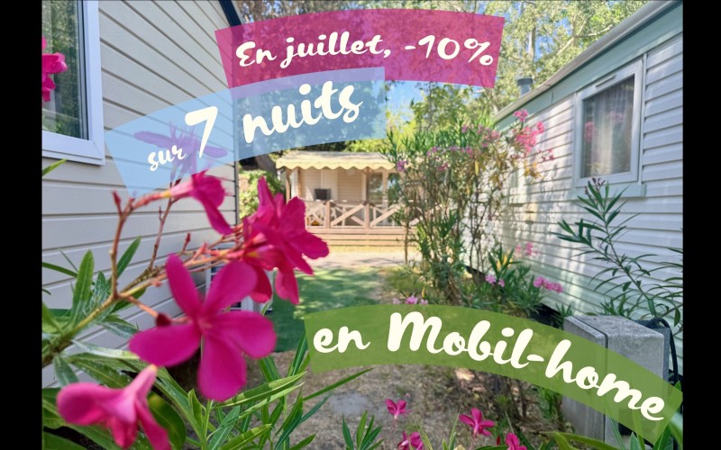 Offre 10% sur 7 nuits en MH juillet 2026