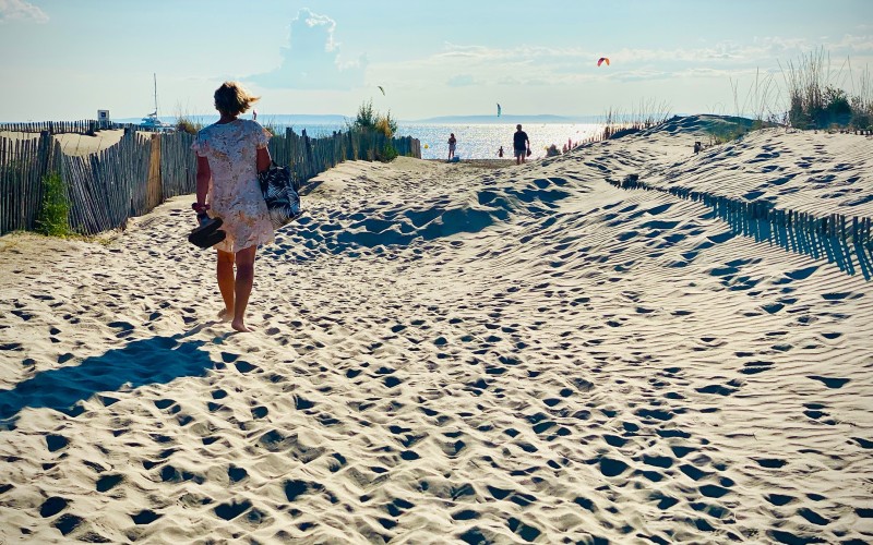 Plage Port-Camargue Sud, laissez-vous guider