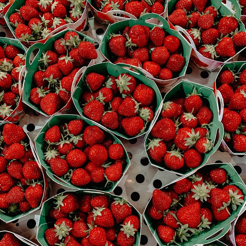 C'est la saison des fraises plein air (crédit photo Adrianna Geo sur Unsplash)